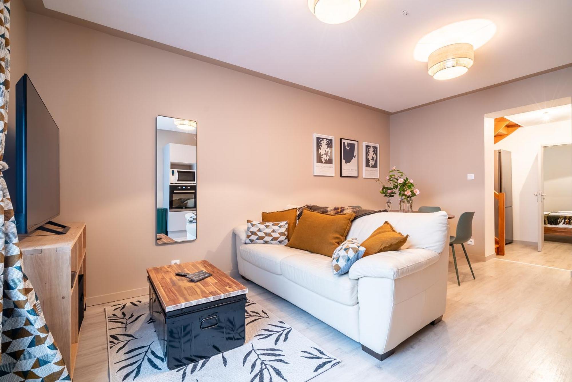 Mon Appart'Hotel - Gare De Limoges - Duplex 2 Chambres - Parking En Supp Buitenkant foto